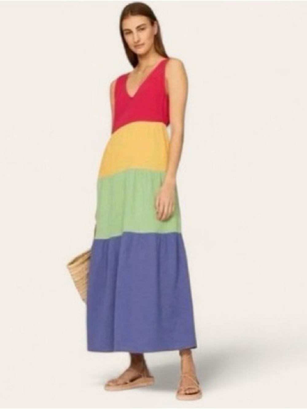 Marine Layer Corrine Colorblock Maxi size M